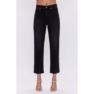 Pistola Denim Charlie High Waist Ankle Straight Leg Jeans in Dark Midnight at Nordstrom Rack, Size 33