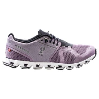 On Cloud Textile Synthetic Womens Low Top Trainers - Lilac Black - Size:UK 4.5