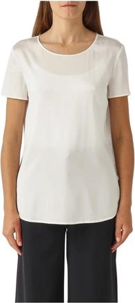 Maison Margiela Dames, Tops, Wit, Maat: S Zijde