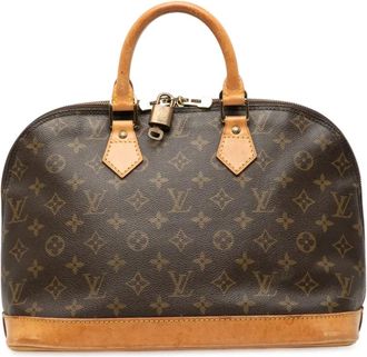 Louis Vuitton Borsa a mano Alma PM con monogramma 1994 - Marrone