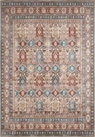 Nazar Rugs Alfombra vintage con motivo de otom&aacute;n multicolor - 160x230