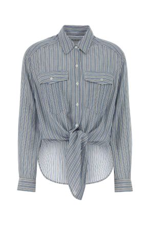 Isabel Marant Embroidered Cotton Nath Shirt