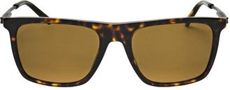 Bulgari Mens Black Rectangular Sunglasses 0BV7039-823/R8-2