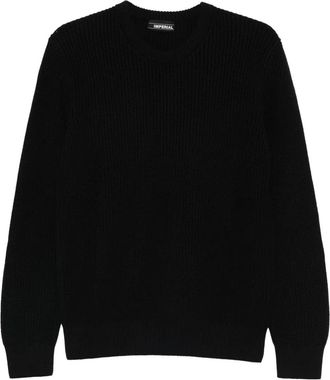 Imperial Maglione girocollo in maglia - Nero