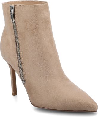 Journee Collection Journee Womens Leyna Medium and Wide Width Zipper Detail Dress Booties