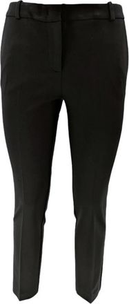 Kiltie Costes Slim Broeken - Dames - Slim Fit Broeken - Zwart - 2XL - Leer - Broeken