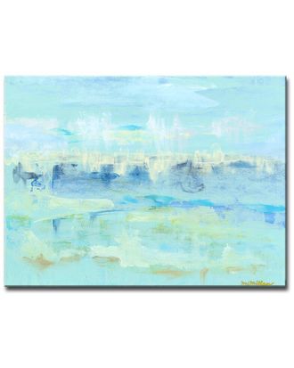 Ready2HangArt Ready2hangart Water Hints Wrapped Canvas Wall Art By Leslie Owens