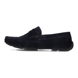 Stefano Lauran Schoenen, Heren, Blauw, 46 EU, Su&egrave;de, Blauwe Su&egrave;de Loafers voor Heren
