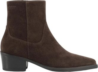 Vagabond Kelsey Boot - Dames - Laarzen met Hak - Bruin - 40 EU - Leer - Schoenen