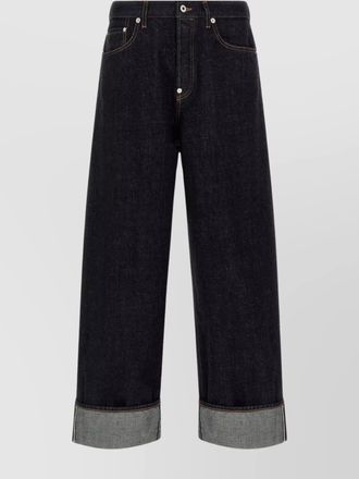 Kenzo cotton straight-leg jeans