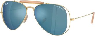 Ray-Ban The Outdoorsman Sunglasses - unisex - Ray-Ban - Sunglasses - Yellow - 58 MM - Accessories