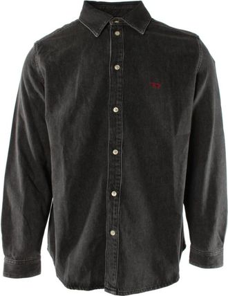 Diesel A03534 0cgac Shirt - Heren - Spijkeroverhemden - Grijs - XL - Katoen - Overhemden