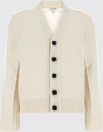 Bottega Veneta V-Neck Wool Cardigan with Button Closure