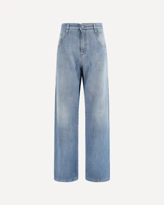 Ermanno Scervino Baggy Jeans in pure cotton Female 38