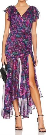 Misa Colette Dress In Flora Electric
