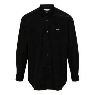 Comme Des Gar&ccedil;ons FW25 Shirt Black Heart Black AX-B004-051-1