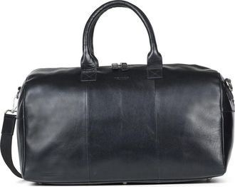 Howard London Kieran Weekend Bag - Heren - Weekendtassen - Zwart - ONE Size - Leer - Tassen