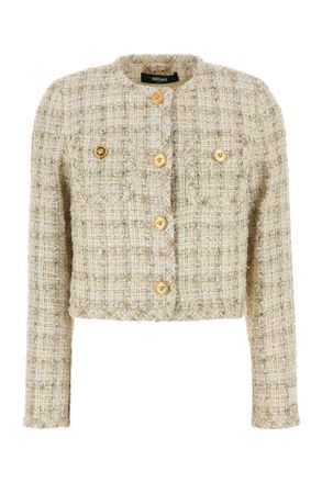 ジャケット VERSACE MULTICOLOR TWEED BLAZER Versace Multicolor tweed blazer from $1,549.00 - on Stylight