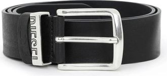Diesel Herenriem van synthetisch bont- Model X08506Ps 142 - Heren - Riemen - Zwart - 105 CM - Accessoires