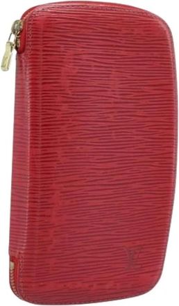 Louis Vuitton Pre-owned Vintage Epi Wallet - Dames - Vintage Accessoires - Rood - ONE Size - Leer - Vintage