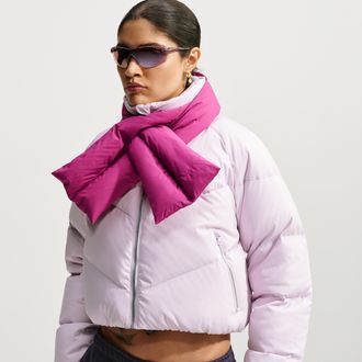 Nike Womens Nike Sportswear Windpuffer Loose Storm-FIT Down Jacket in Purple | IM2166-583