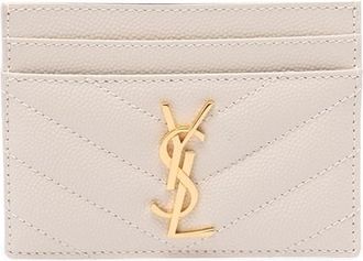 Saint Laurent Cassandre Matelass&eacute; Card Case