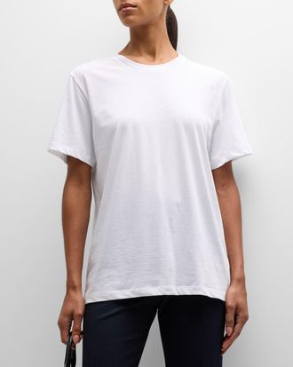 Joseph Short-Sleeve Crewneck Cotton Tee