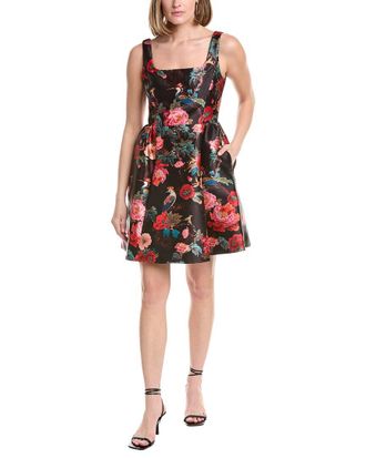 Julia Jordan Printed Mikado Sleeveless Dress