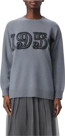 Max Mara Mujer, Jerseys, Azul, Talla: L