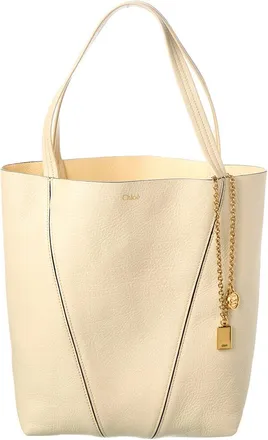 Chlo&eacute; Spin Leather Tote