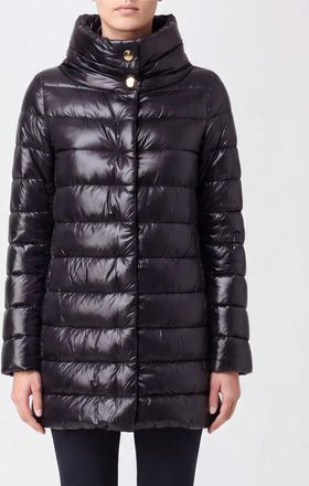 Herno Piumino Amelia in nylon trapuntato impermeabile con collo alto