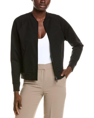 Eileen Fisher Petite Stand Collar Jacket