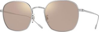 Oliver Peoples OV1307ST Ades 50365D Mens Sunglasses Silver Size 50