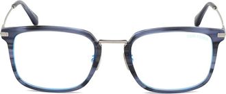 Tom Ford Eyewear rectangular-frame glasses - Blue