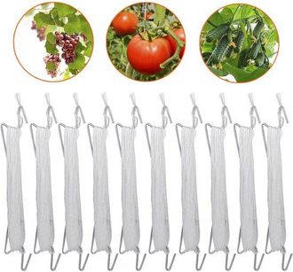 No Brand Juego De Ganchos Para Tomates Robustos Y Duraderos Con Pinzas Para Plantas Y Cuerda