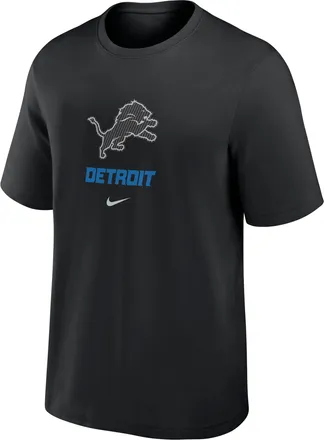Nike Detroit Lions Rivalries Collection Primary Nike Mens Dri-FIT NFL T-Shirt in Black | 02OZ00A9J-N1U