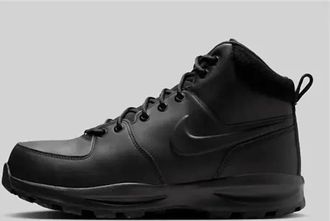 Nike Mens Manoa Leather Boot In Black