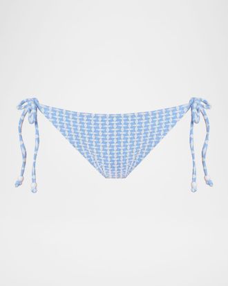 Shoshanna Geometric String Bikini Bottoms