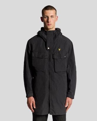 Lyle & Scott Guard Parka in Black Ice at Nordstrom, Size Xx-Large