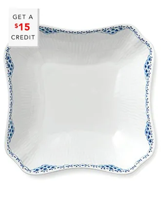 ROYAL COPENHAGEN 10In Princess Square Bowlwith $15 Credit