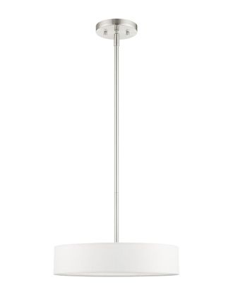 Livex Lighting 4-Light Brushed Nickel Pendant