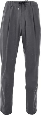 Herno Pantaloni Resort con pieghe - Grigio
