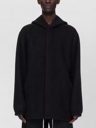 Rick Owens cashmere hooded puffer jacket