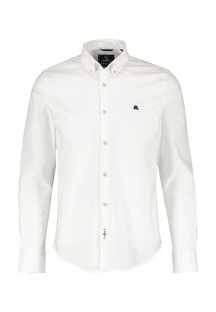 Lerros Langarmhemd LERROS LERROS Oxfordhemd, unifarben, Herren, Gr. 3XL, Normalgr&ouml;ssen, weiss (wei&szlig;), 100% Baumwolle, Hemden Langarmhemd