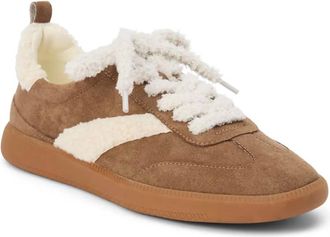 Matisse Footwear Womens Wylder Shearling Sneakers In Taupe