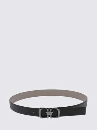 Ferragamo Cintura Gancini reversibile in pelle di vitello liscia bicolore