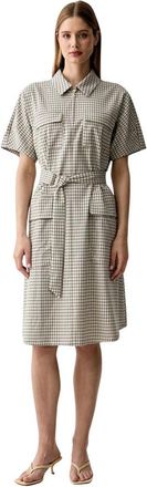 Mos Mosh MOS Mosh, Kleedjes, Dames, Grijs, XS, Polyester, Gweni Flared Dress