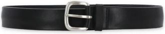 Orciani Geometric Buckle Belt - Heren - Riemen - Zwart - 105 CM - Leer - Accessoires