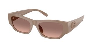 Coach HC8470D CFU16 Asian Fit 597513 Womens Sunglasses Brown Size 55