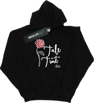Disney Dames/Dames Tale As Old As Time Rose Hoodie (Zwart)